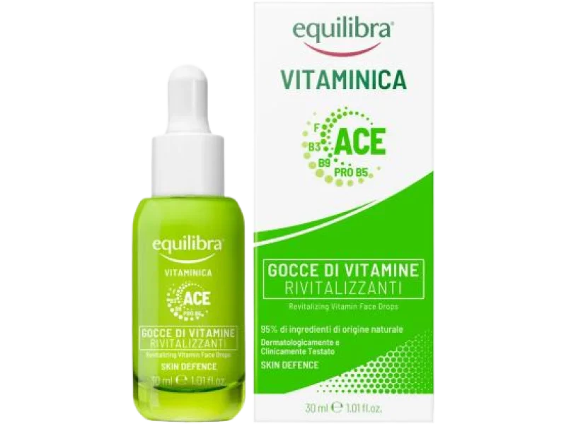 EQUILIBRA VITAMINICA ACE Rewitalizujące krople witaminowe do twarzy, serum