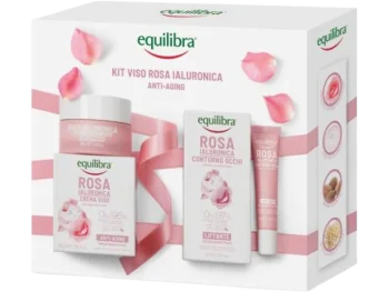 Zdjęcie produktu EQUILIBRA Zestaw Rosa Różany krem przeciwstarzeniowy + Różany liftingujący krem pod oczy
