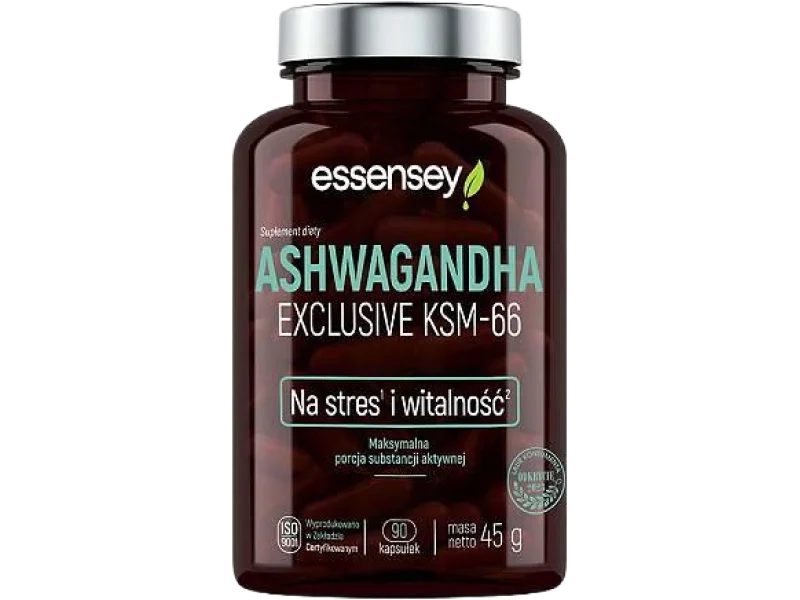Essensey Ashwagandha Exclusive KSM-66, kapsułki
