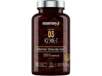 Essensey Witamina D3 + K2 MK-7, kapsułki