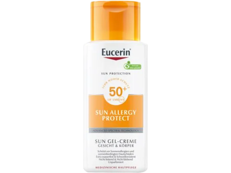 Eucerin Sun Allergy Protect Żel-krem do opalania do skóry alergicznej SPF 50+, kremożel