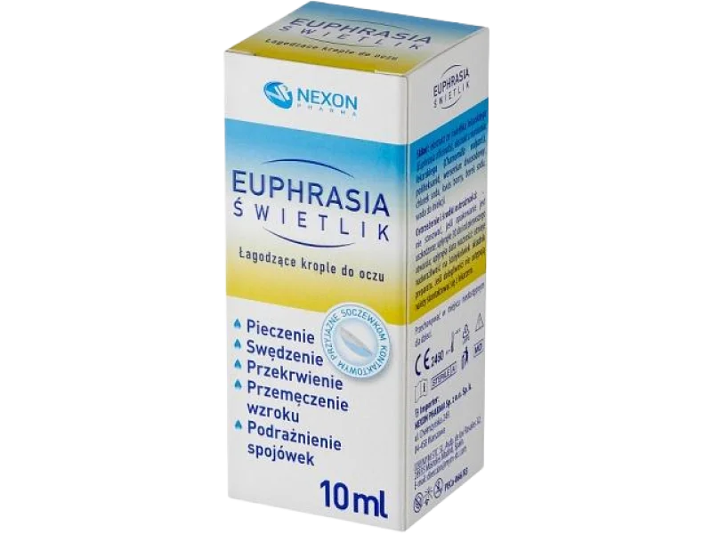 Euphrasia Świetlik Łagodzące Krople Do Oczu