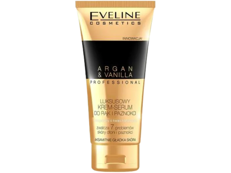 EVELINE Argan & Vanilla Luksusowy Krem-serum do rąk i paznokci