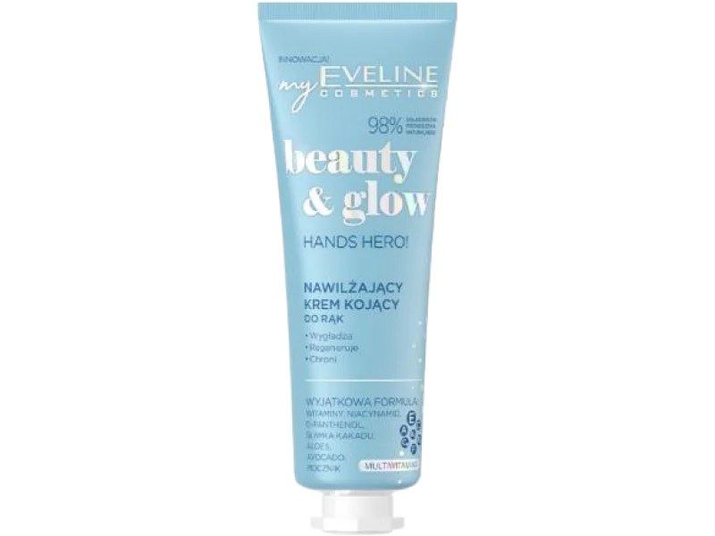EVELINE Beauty&Glow Hands Hero Nawilżający krem kojący do rąk