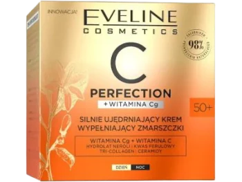 Zdjęcie produktu EVELINE C Perfection Silnie ujędrniający krem wypełniający zmarszczki 50+