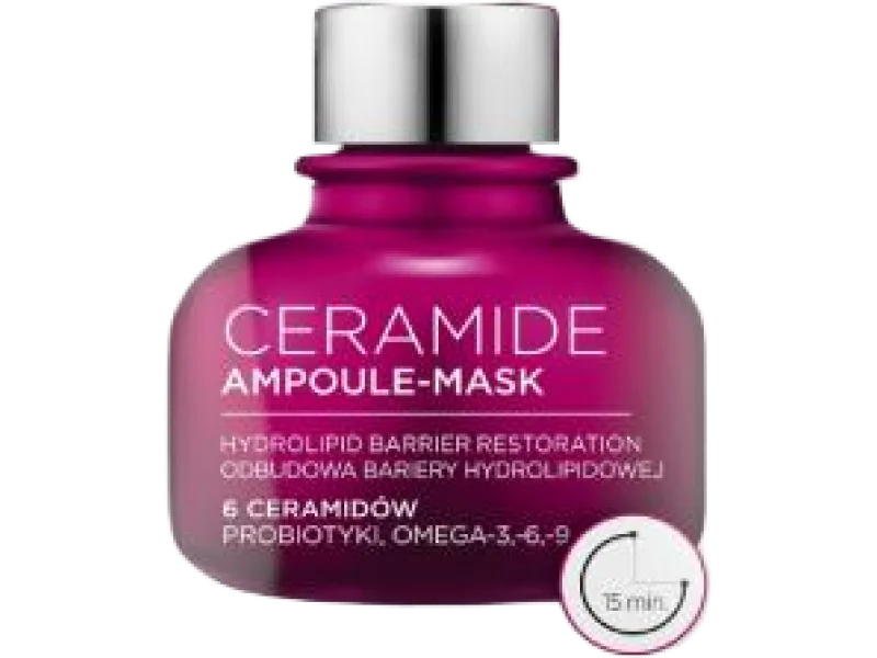 EVELINE Face Therapy Professional Maska-ampułka odbudowująca barierę hydrolipidową z Ceramidami