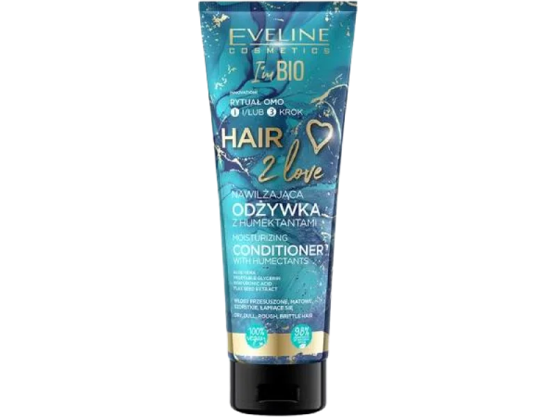 EVELINE HAIR 2 LOVE Nawilżająca odżywka do włosów z humektantami