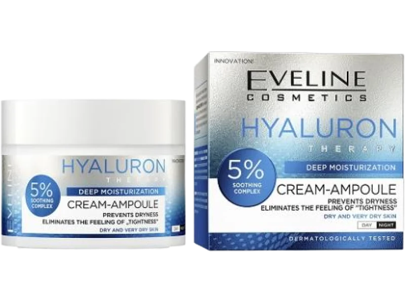 EVELINE Hialuron Therapy Krem-Ampułka głęboko nawilżający