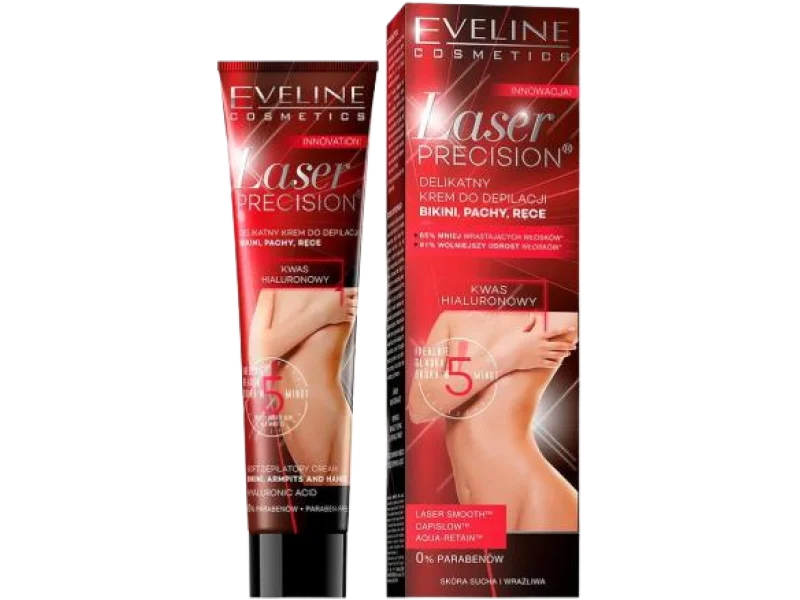 EVELINE Laser Precision Delikatny krem do depilacji bikini, pachy, ręce