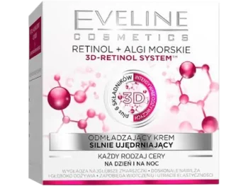 Zdjęcie produktu EVELINE Retinol + Algi morskie Odmładzający krem do twarzy silnie ujędrniający