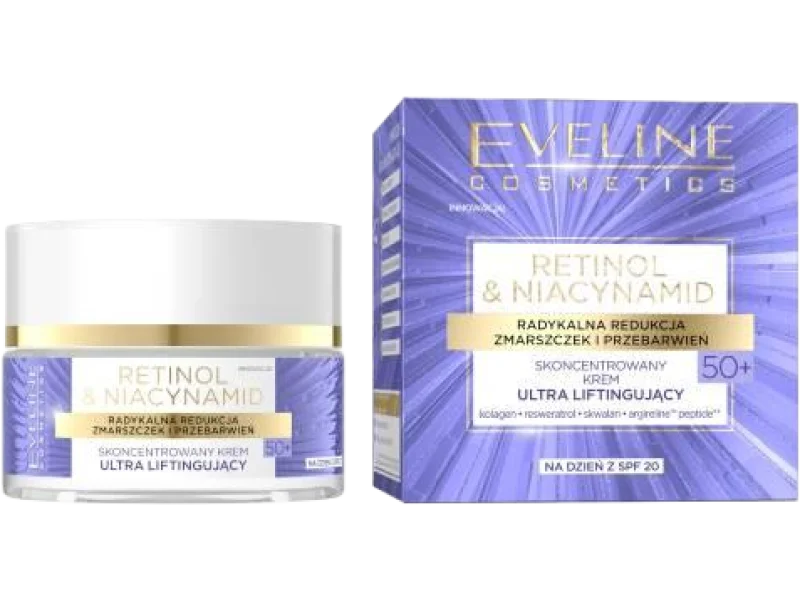 EVELINE Retinol & Niacynamid Skoncentrowany krem ultraliftingujący na dzień 50+
