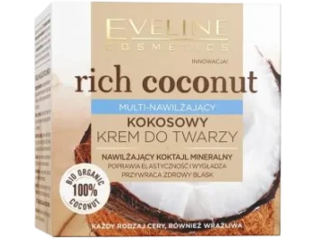 EVELINE Rich Coconut kokosowy krem do twarzy multi-nawilżający