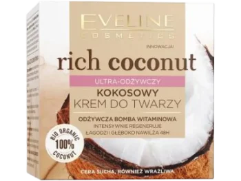 Zdjęcie produktu EVELINE Rich Coconut Ultra odżywczy kokosowy krem do twarzy