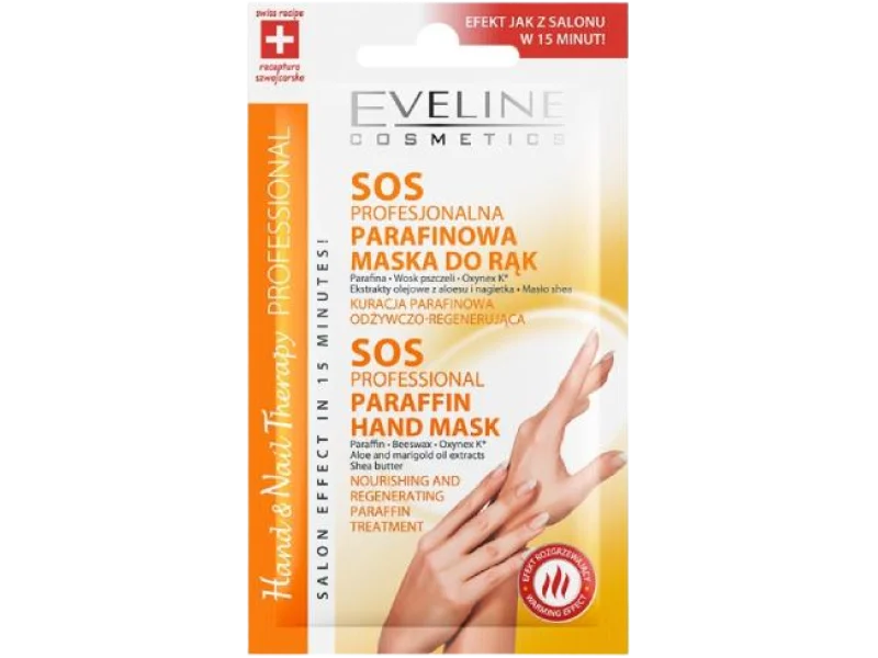 EVELINE SOS Profesjonalna parafinowa maska do rąk