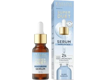 Zdjęcie produktu EVELINE Super Duet Serum nawilżające do twarzy Kwas hialuronowy D-panthenol