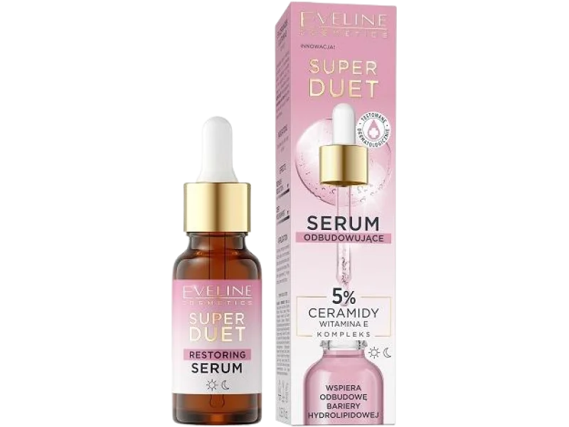 EVELINE Super Duet Serum odbudowujące 5% Ceramidy Witamina E, 5%