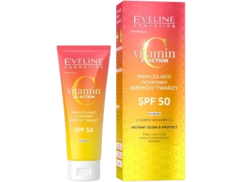 Zdjęcie produktu EVELINE Vitamin C 3x Action Nawilżająco-ochronny krem do twarzy SPF50