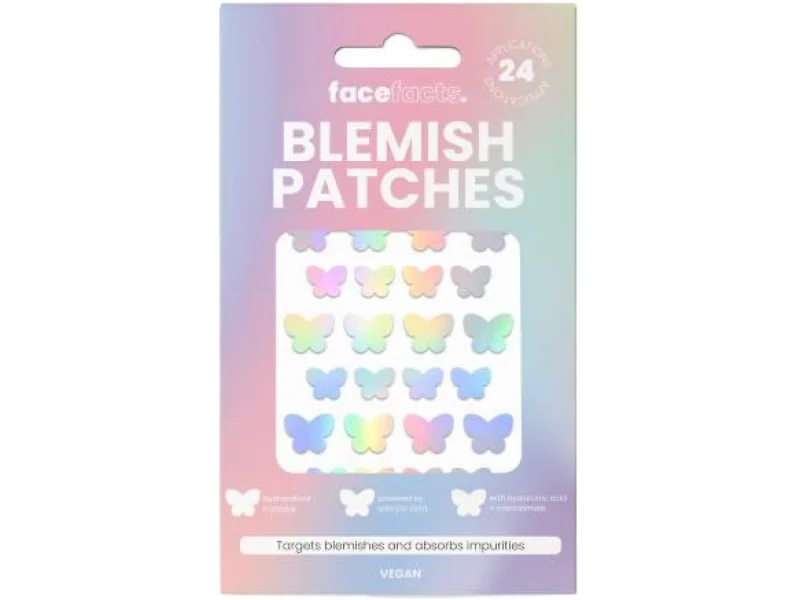 Face Facts Blemish Patches Plastry na wypryski Holograficzne Motylki