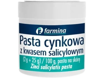 Zdjęcie produktu Farmina Pasta cynkowa z kwasem salicylowym