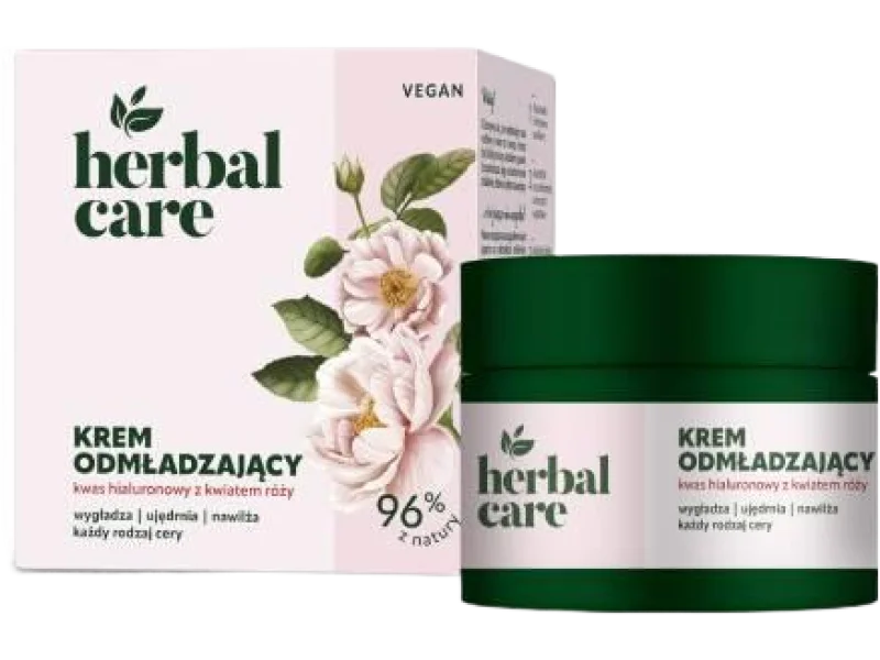 FARMONA HERBAL CARE Krem odmładzający Kwas hialuronowy z kwiatem róży