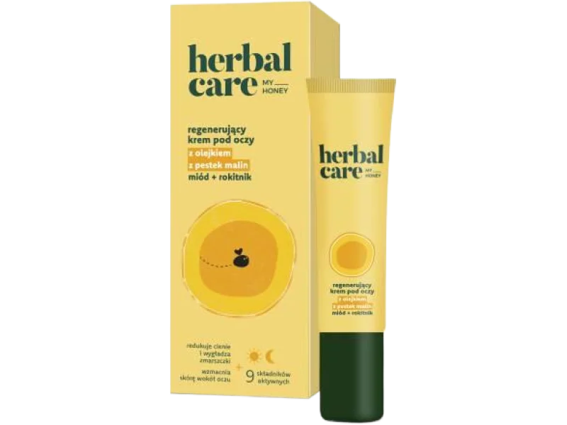 FARMONA HERBAL CARE My Honey Regenerujący krem pod oczy z olejkiem z pestek malin