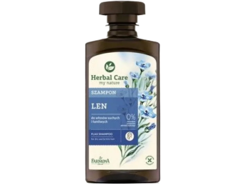 FARMONA HERBAL CARE Szampon len do włosów suchych i łamliwych