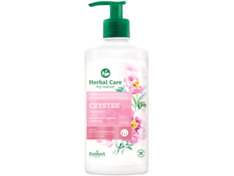 FARMONA HERBAL CARE Ultradelikatny żel do higieny intymnej CZYSTEK