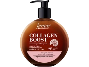 Zdjęcie produktu FARMONA Jantar Collagen Boost Regenerujące mydło do rąk i ciała z esencją bursztynową i kolagenem morskim