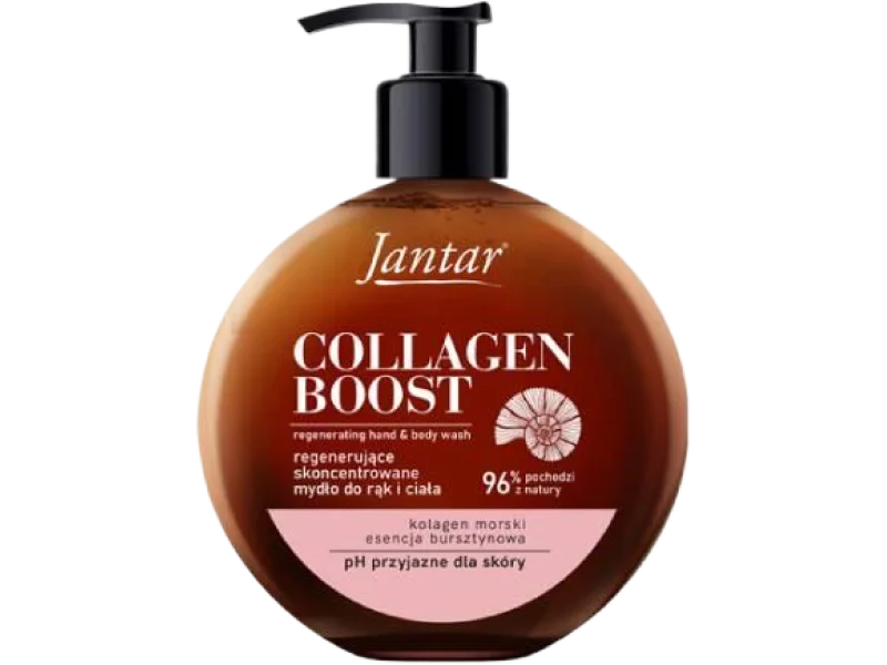 FARMONA Jantar Collagen Boost Regenerujące mydło do rąk i ciała z esencją bursztynową i kolagenem morskim