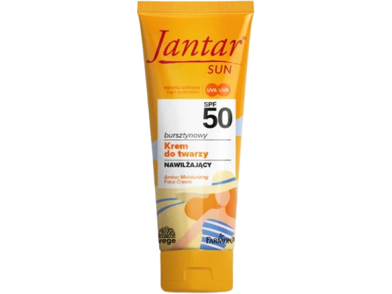 FARMONA JANTAR SUN Bursztynowy krem do twarzy nawilżający SPF 50