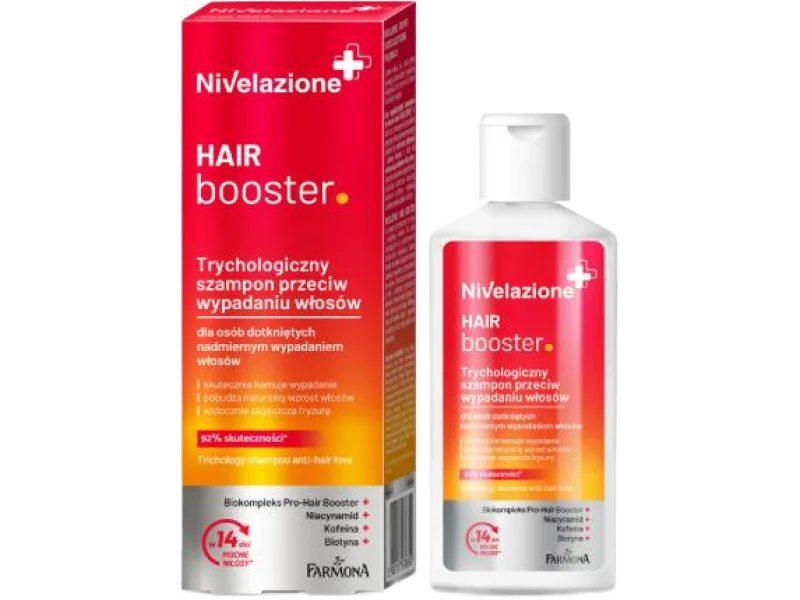 FARMONA NIVELAZIONE HAIR Booster Trychologiczny szampon przeciw wypadaniu włosów