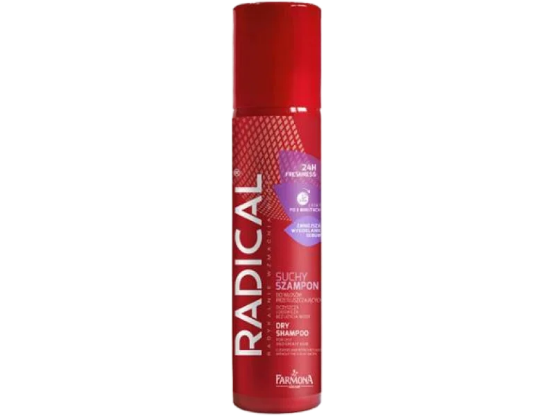 FARMONA RADICAL Odświeżający suchy szampon do włosów przetłuszczających się, spray