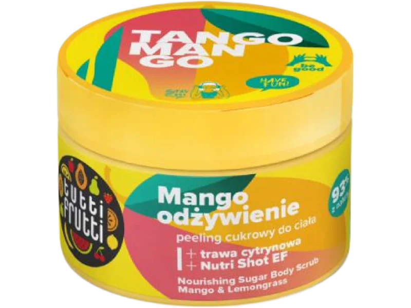 FARMONA TUTTI FRUTTI Odżywczy Peeling cukrowy do ciała Mango i Trawa cytrynowa + Nutri Shot EF