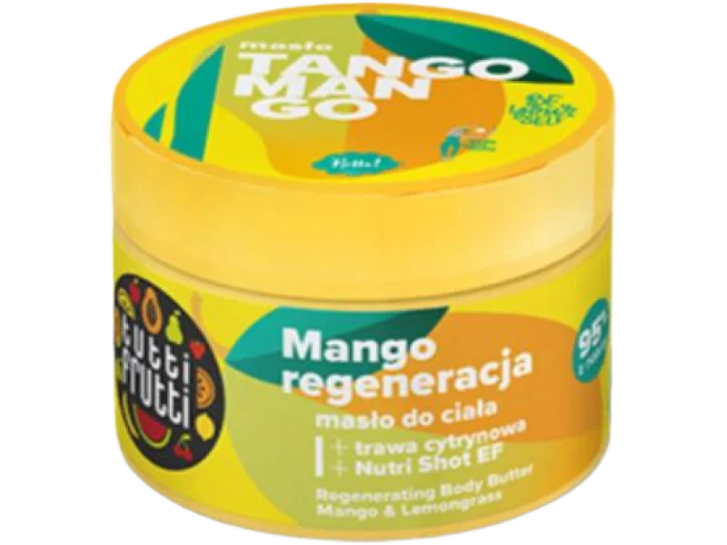 FARMONA TUTTI FRUTTI Regenerujące masło do ciała Mango i Trawa Cytrynowa + Nutri Shot EF