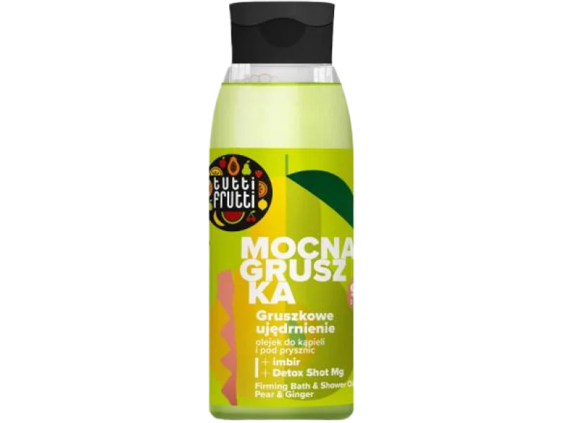FARMONA TUTTI FRUTTI Ujędrniający Olejek do kąpieli i pod prysznic Gruszka i Imbir + Detox Shot Mg