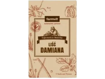 Zdjęcie produktu FARMVIT Damiana liść Herbatka ziołowa, zioła do zaparzania