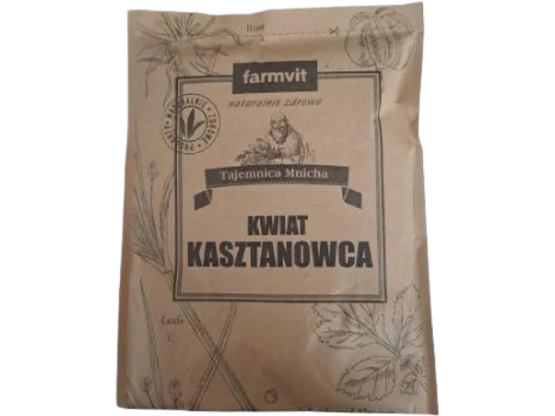 FARMVIT Kwiat Kasztanowca Herbatka ziołowa, zioła do zaparzania