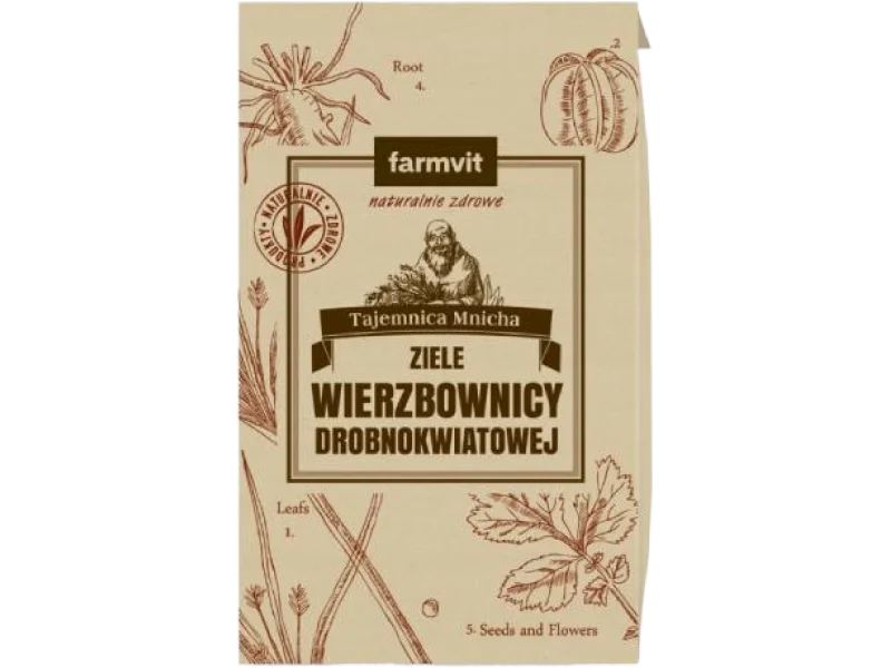 FARMVIT Ziele Wierzbownicy Drobnokwiatowej, zioła do zaparzania