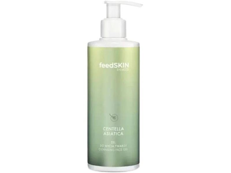 FEEDSKIN Centella Asiatica Żel do mycia twarzy z wąkrotą azjatycką, żel