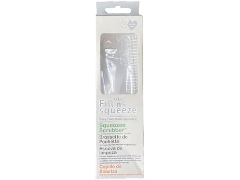 Fill’n Squeeze Szczoteczka do czyszczenia saszetek, sprzęt medyczny