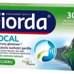 Fiorda Vocal o smaku owoców leśnych, pastylki do ssania