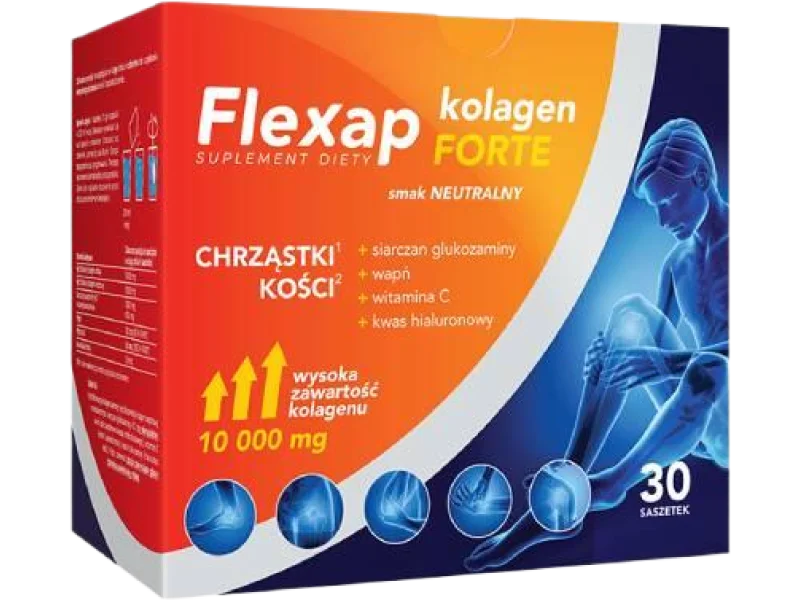 Flexap Kolagen forte – smak neutralny, saszetki