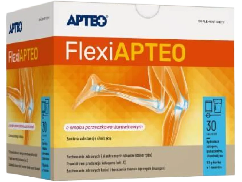 FlexiAPTEO o smaku porzeczkowo-żurawinowym, saszetki