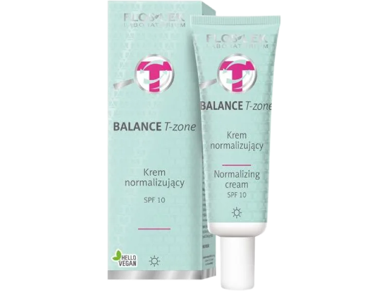 FLOS-LEK BALANCE T-ZONE Krem normalizujący SPF 10