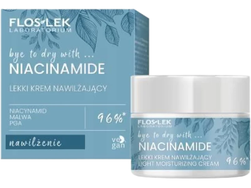 FLOS-LEK NIACINAMIDE Lekki krem nawilżający na dzień