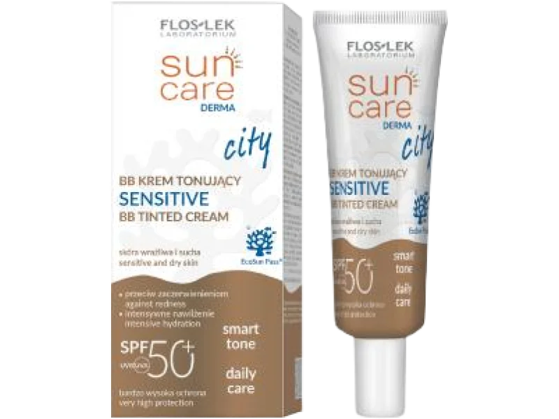 FLOS-LEK Sun Care Derma City BB Krem tonujący SENSITIVE SPF50+