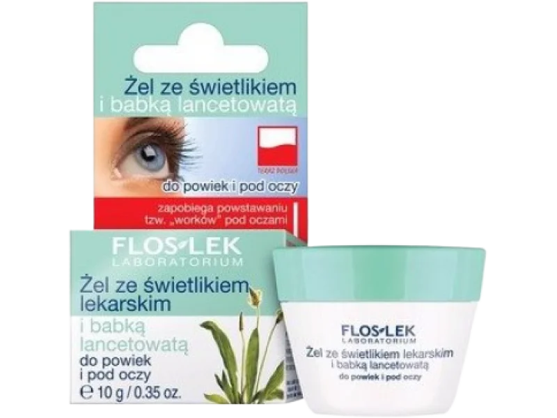 FLOS-LEK Żel ze świetlikiem i babką lancetowatą, żel