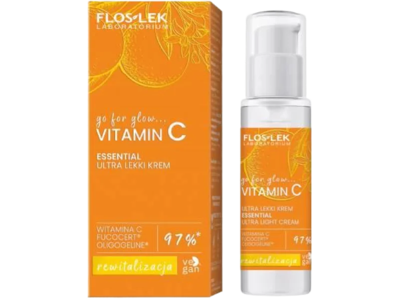 FLOSLEK Go For Glow Vitamin C Ultra lekki krem na dzień i na noc