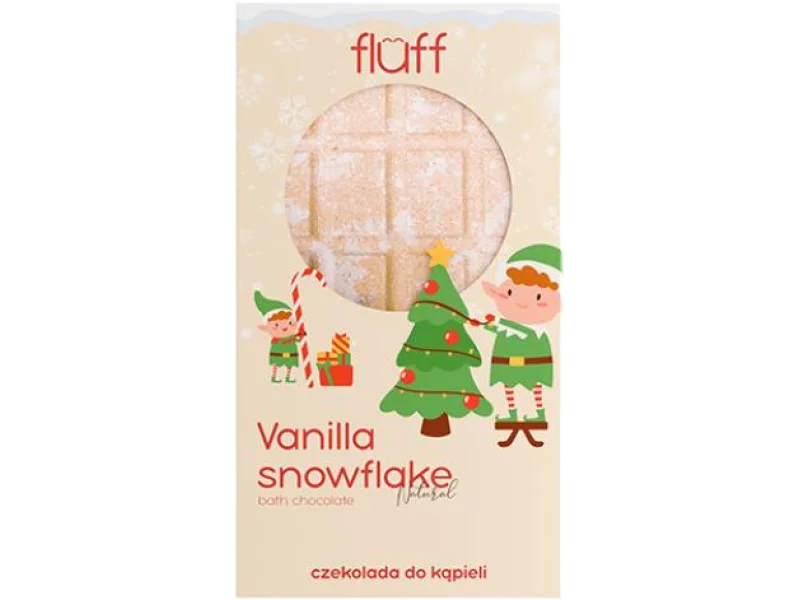 FLUFF Musująca czekolada do kąpieli Vanilla Snowflakes