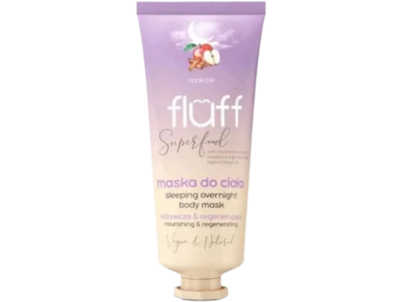 FLUFF SUPERFOOD Maska do ciała Jabłko cynamon Szarlotka